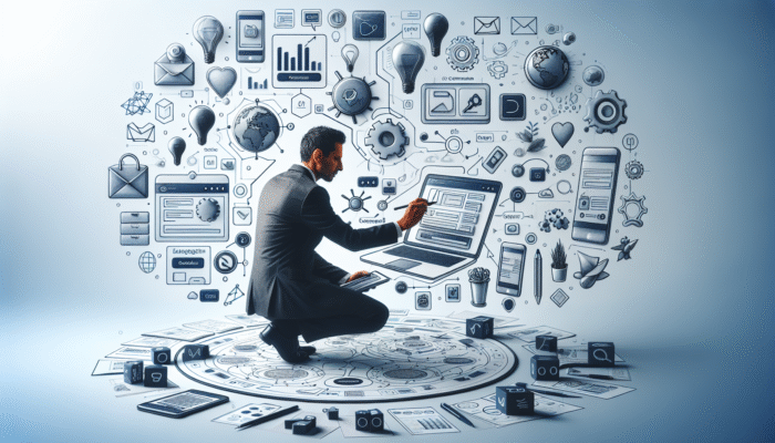 A modern ecommerce platform interface with intuitive design and seamless third-party app integration.