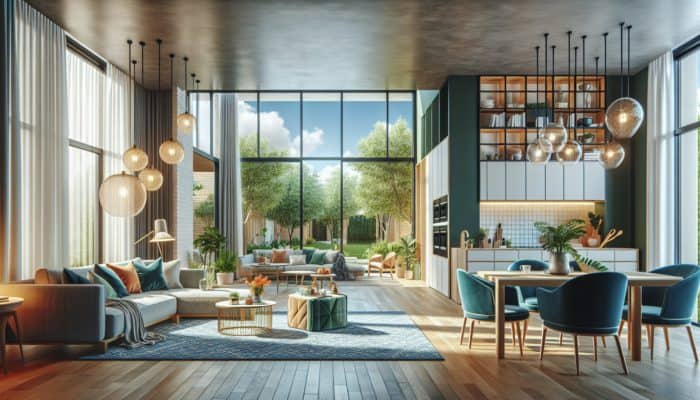 A vibrant, modern entry-level rental in Aliwal North with cozy living room, stylish kitchen, and serene garden view.