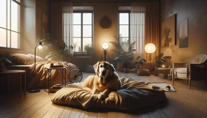 Comfort for Resting: Quiet Spaces for Senior Pets
