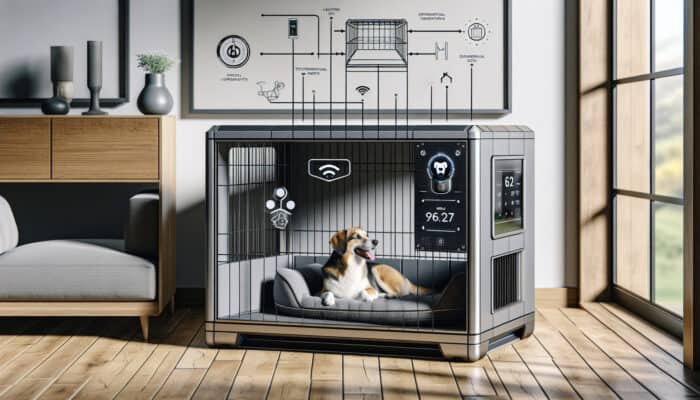Tech-Integrated Crates Enhance Pet Safety and Comfort