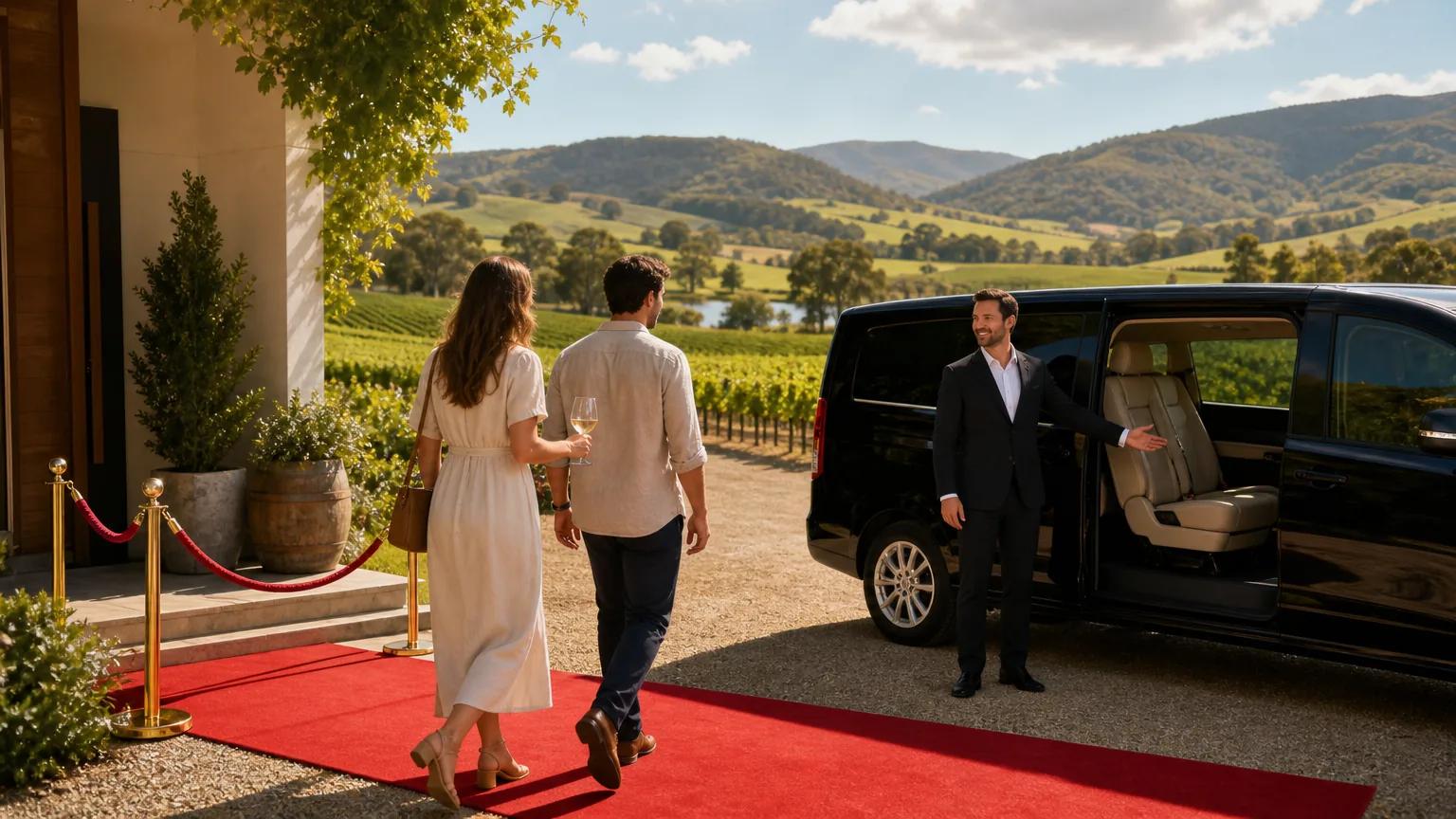 Red Carpet Wine Tours: visual reference for 1. Red Carpet Wine Tours: Customised Private Tours Directly From Your Home