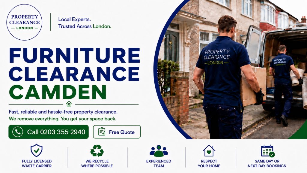 Furniture Removal Services in Camden: Expert Solutions