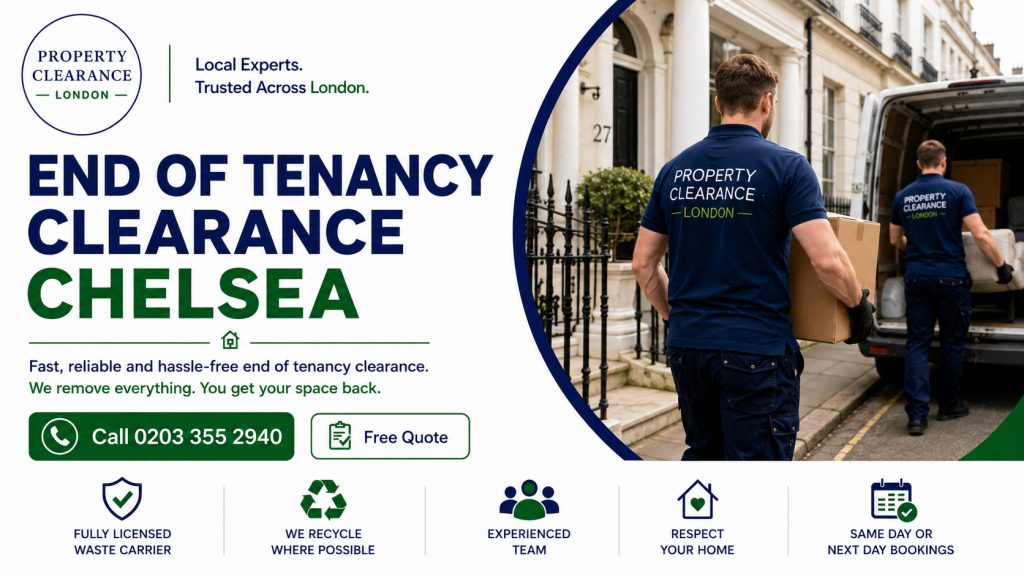 End of Tenancy Clearance Services in Chelsea: A Brief Guide